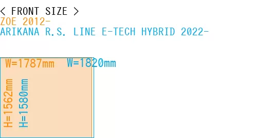 #ZOE 2012- + ARIKANA R.S. LINE E-TECH HYBRID 2022-